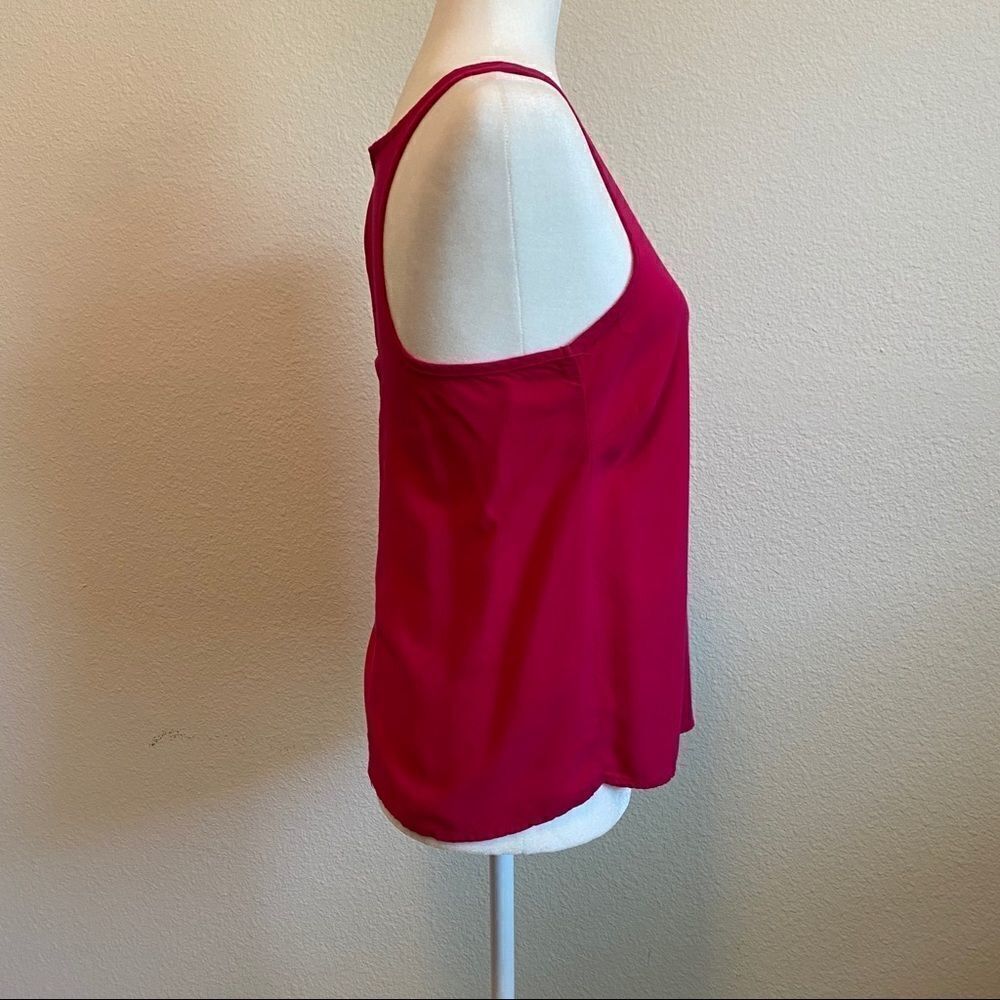𝅺copper Key Pink Zip Back Racerback Tank Top L - Picture 4 of 6